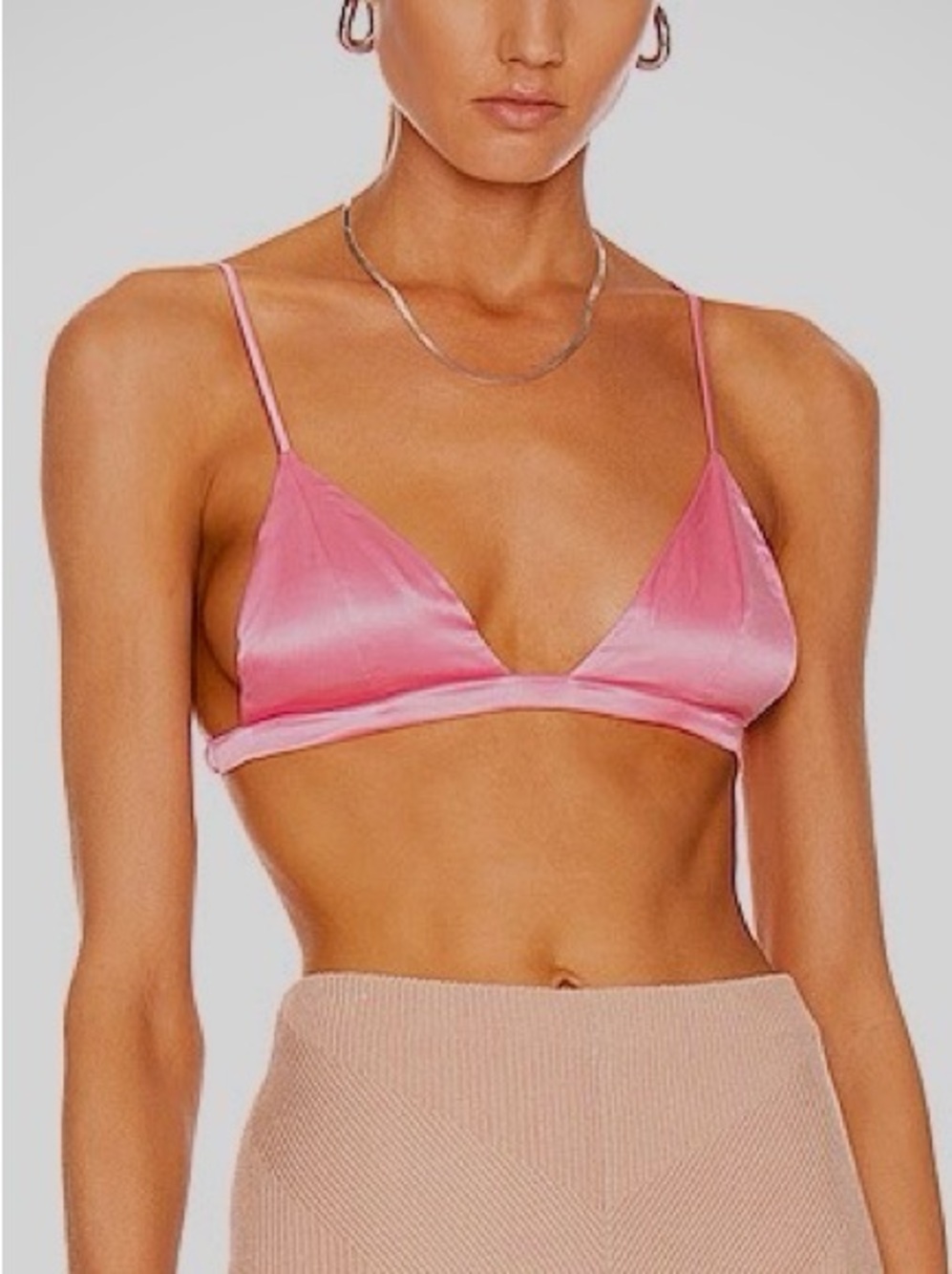 Fleur du Mal Luxe triangle bra